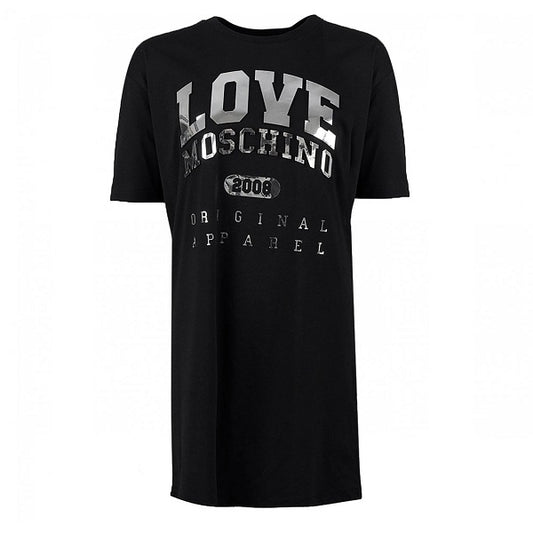 Black & Sliver T-Shirt Dress