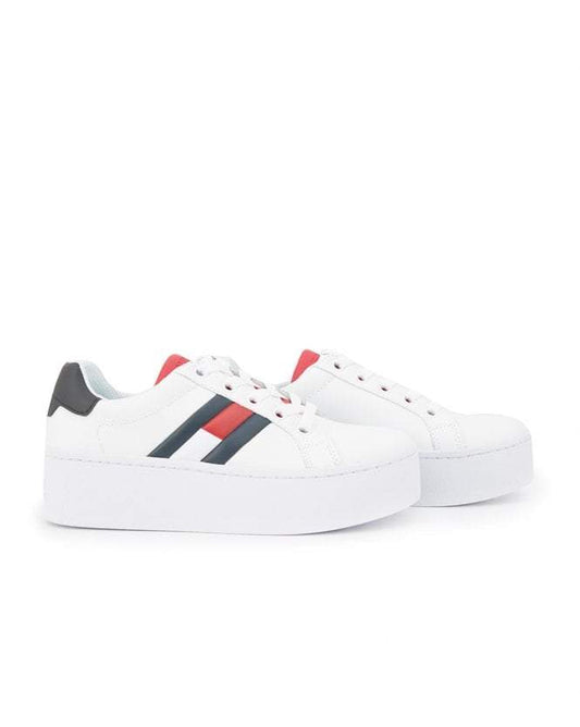Flag Logo Platform Sneakers