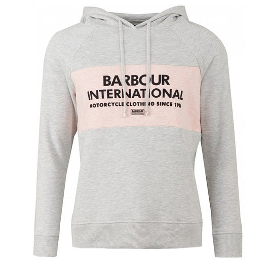 Grey & Pink Pullover Hoodie
