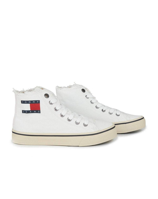 Tommy Hilger Hightop Flag Logo Sneakers