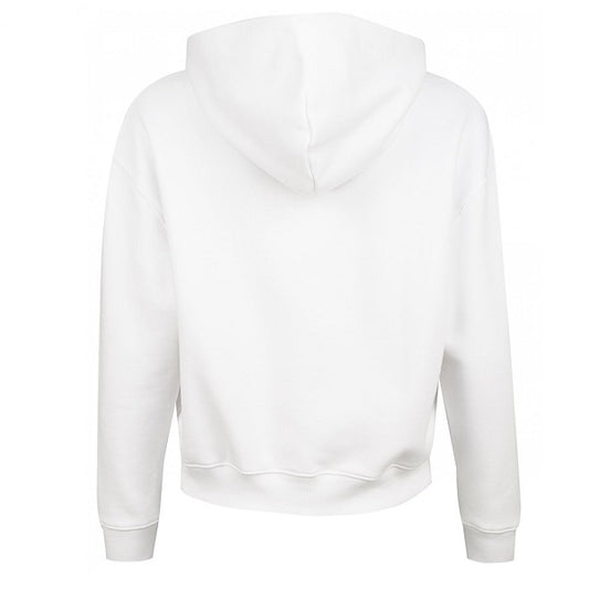 White Logo Hoodie