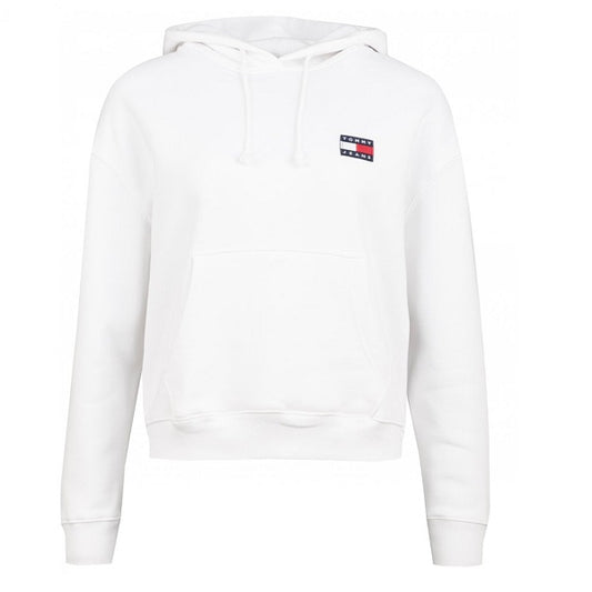White Logo Hoodie