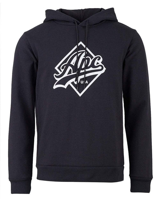 Navy Slogan Hoodie